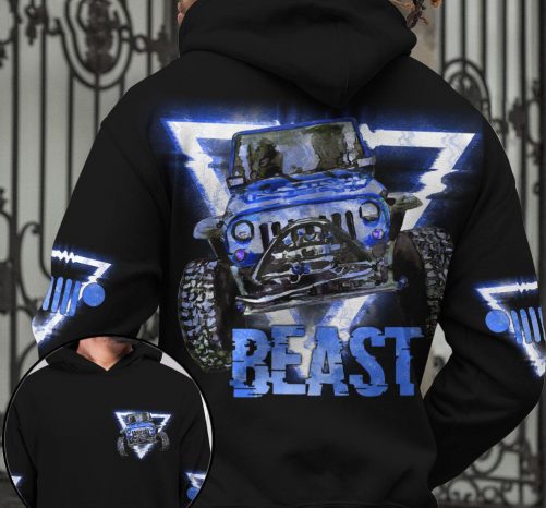 Beast Jp Triangle Light Hoodie 3D 1
