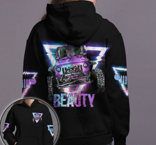 Beast Jp Triangle Light Hoodie 3D 2