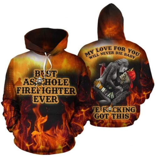 Best Firefighter Couple Hoodies 1