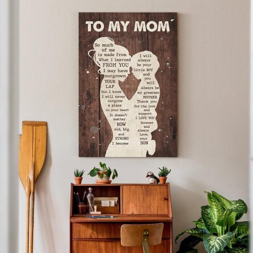 Gift For Mom From Son I Learned Canvas