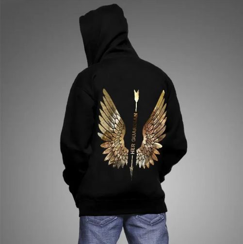 Her guardian His Angel Hoodie 1 1
