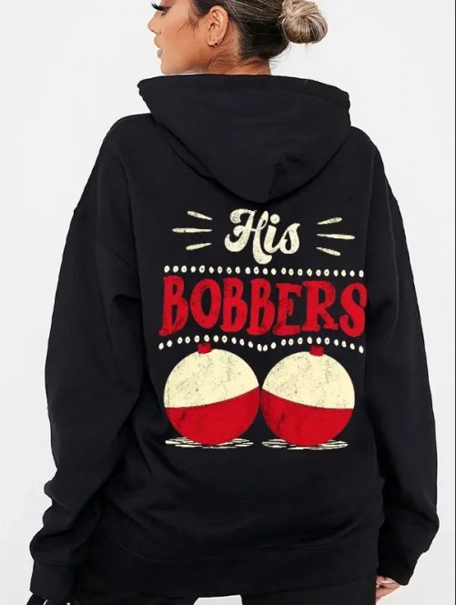 His Bobbers Her Pole Couples Hoodie 1