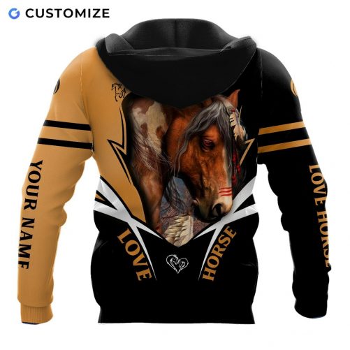 Horse Couple Hoodie Sweater 1