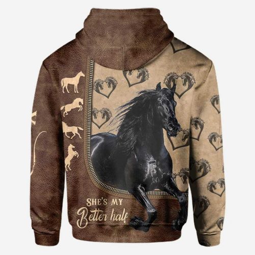 Horse Couple Lover Soul Mate – Personalized Hoodie 1