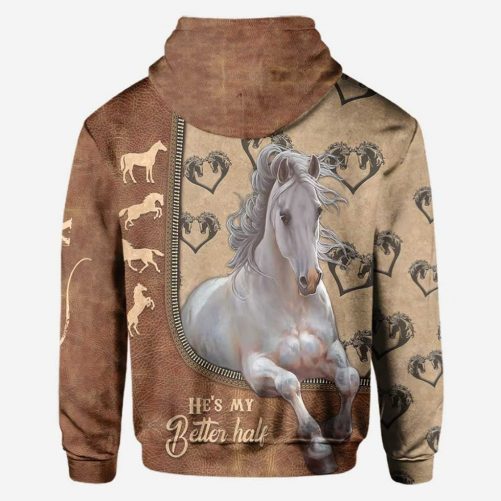 Horse Couple Lover Soul Mate – Personalized Hoodie 2