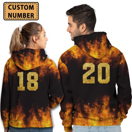Matching 3D All Over Print Hoodie King And Queen 1