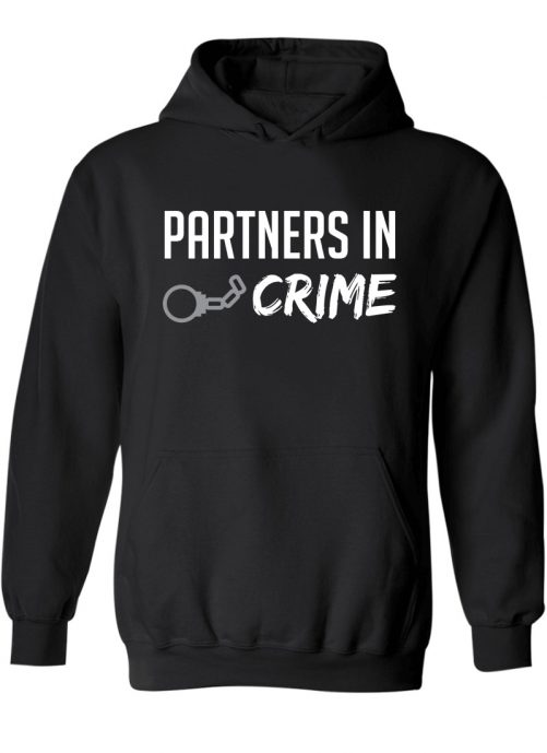 Partners in Crime Couple Hoodie 2