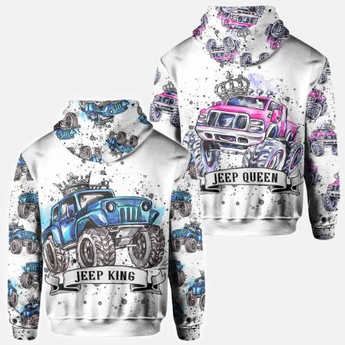 Personalize Couple Car Hoodies 1