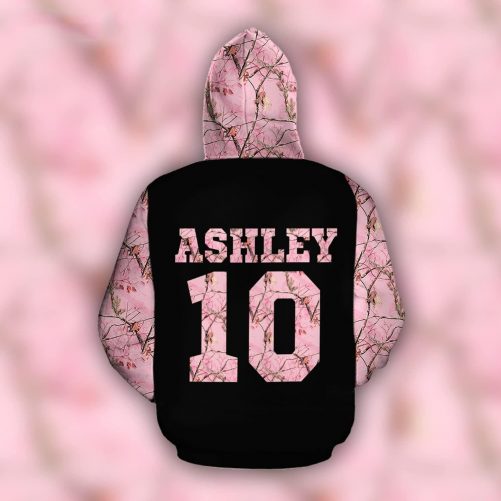 Personalized Clyde Bonnie Hoodie Custom Hunting Camo Couple 2