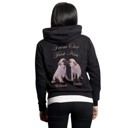 Personalized From Our First Kiss Till Our Last Breath Hoodie 1
