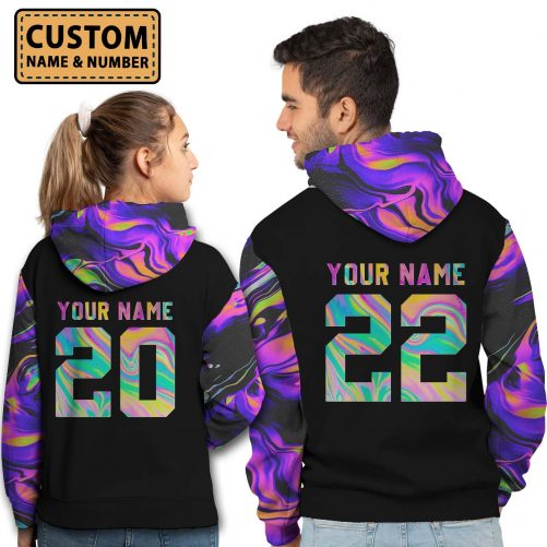 Personalized If Lost Return To Babe Matching Couple Hoodie 2