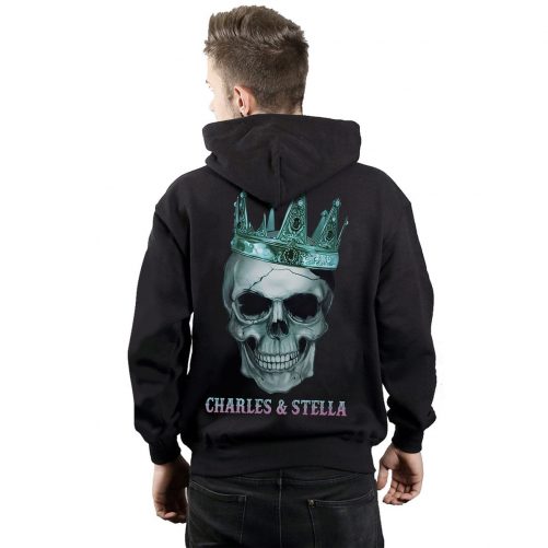 Personalized Skull Her King His Queen Hoodie 2