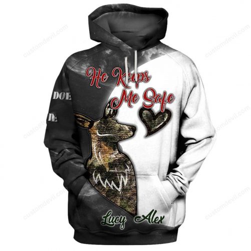 Personalized Till Our Last Breath Couple Deer Hoodie 2