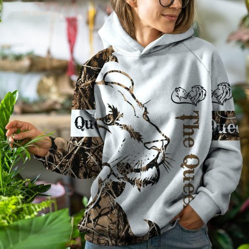 The Queen The King Hoodie Lion Couple Hoodie 1