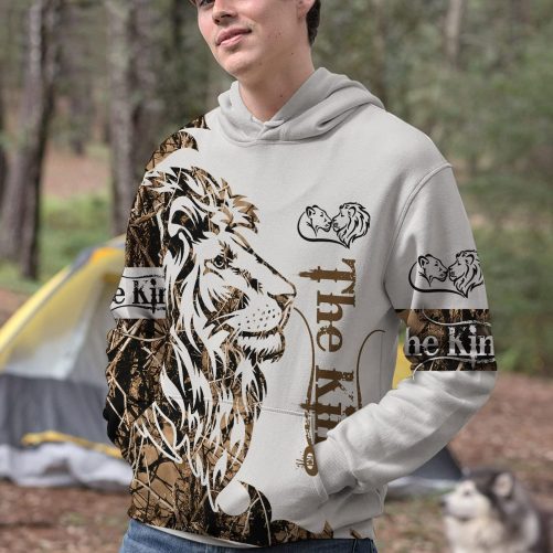 The Queen The King Hoodie Lion Couple Hoodie 2