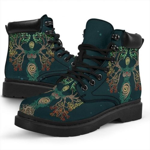 Celtic Tree Of Life Classic Boots For Men And Women 2