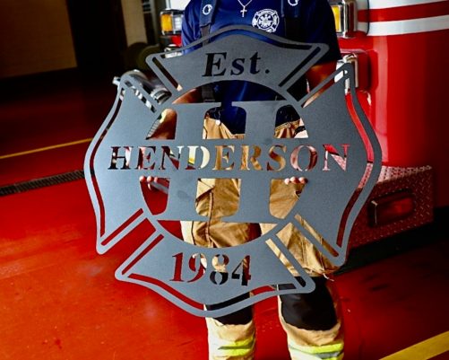 Personalized Firefighter Gift