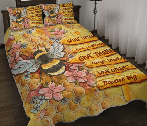 Bee Dream Big Quilt Bed Set 2