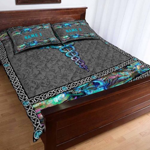 Love My Nurse Personalized Nurse Quilt Set 2