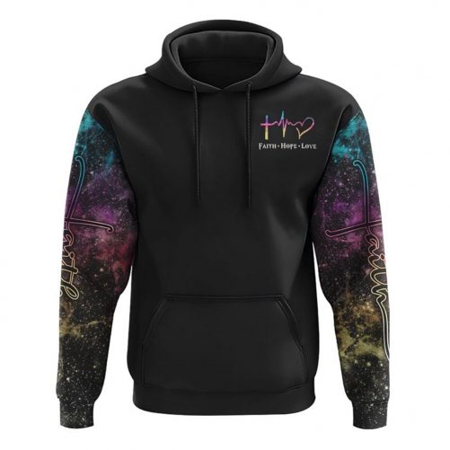Way Maker Miracle Worker Lion Inside Art Colorful All Over Print 3D Hoodie