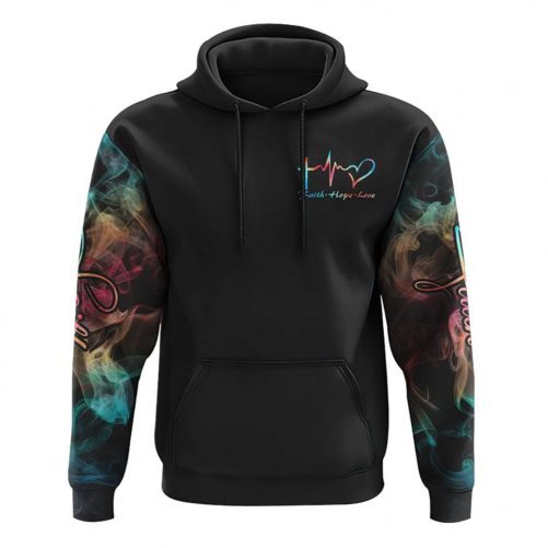 Way Maker Miracle Worker Promise Keeper Half Lion Smoke All Over Print 3D Hoodie