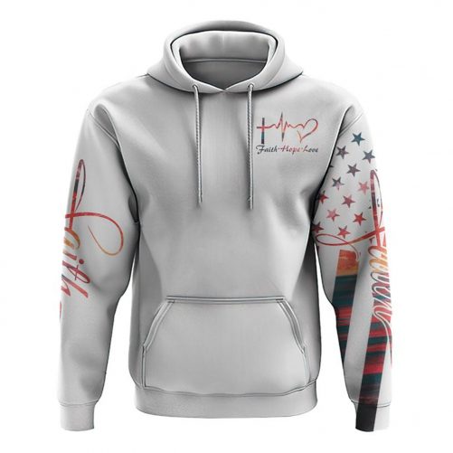 Way Maker Miracle Worker Promise Keeper Life In The Darkness Sunset Beach Flag All Over Print 3D Hoodie Christian Hoodie
