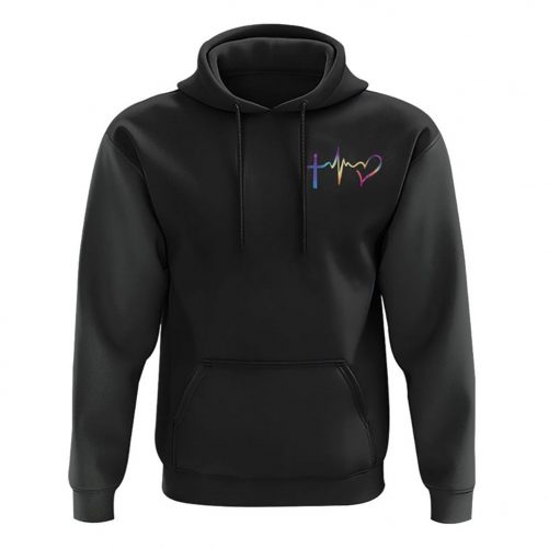 Way Maker Miracle Worker Promise Keeper Lion Cross Tie Dye Flag All Over Print 3D Hoodie Christian Hoodie