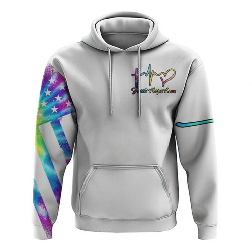 Way Maker Miracle Worker Promise Keeper Wings Tie Dye All Over Print 3D Hoodie