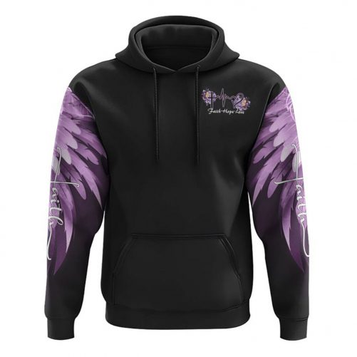 Way Maker Miracle Worker Purple Rose All Over Print 3D Hoodie