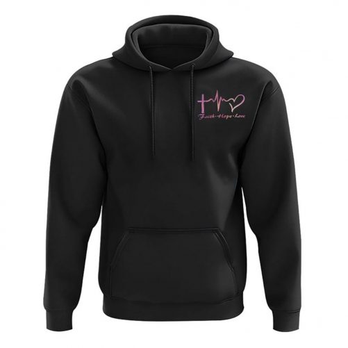 Worry Ends When Faith In God BeGins All Over Print 3D Hoodie