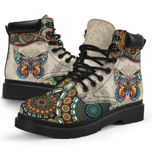 Butterfly Vintage Mandala All Season Boots