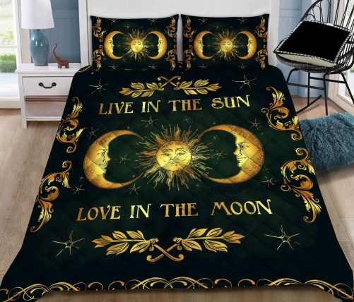 Quilt Bedding Set Live By The Sun Love By The Moon