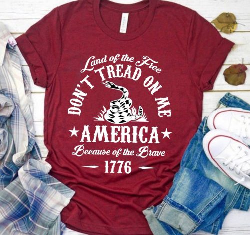 Funny T shirt Dont Tread On Me4