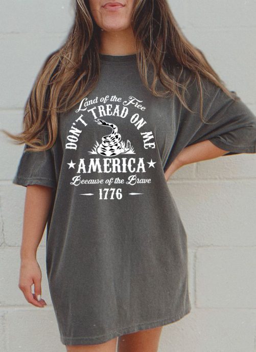 Funny T shirt Dont Tread On Me6