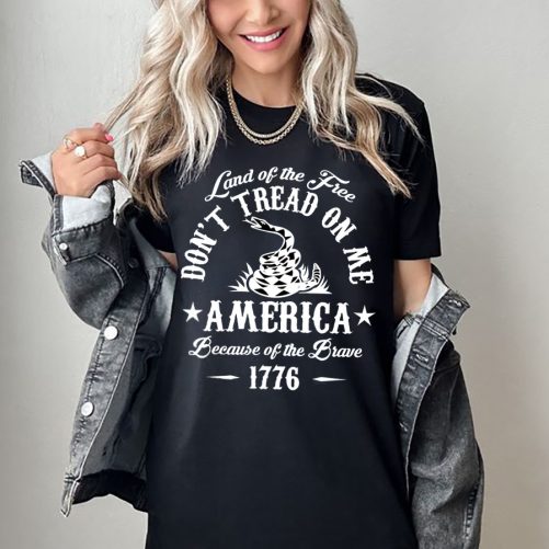 Funny T shirt Dont Tread On Me8