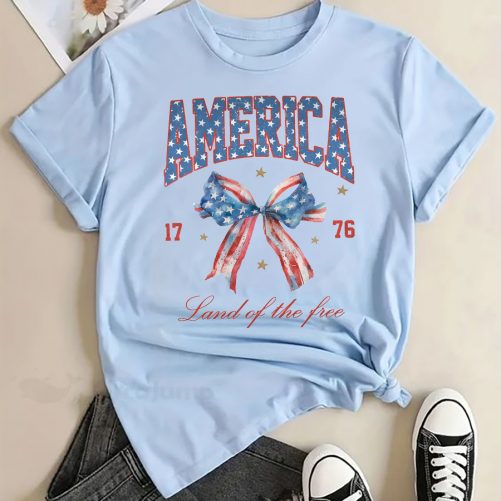 Independence Day T shirt America 1776 Land Of The Free