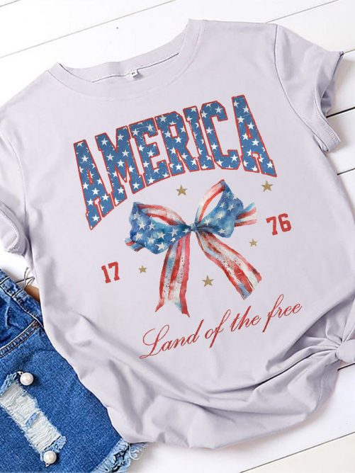 Independence Day T shirt America 1776 Land Of The Free1
