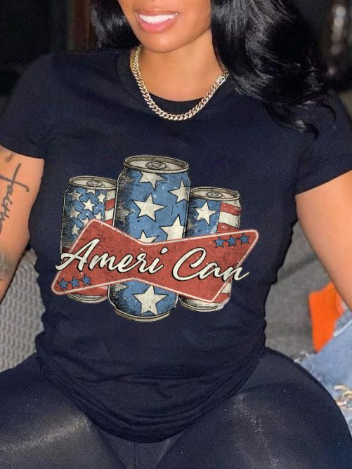 Independence Day T shirt American USA Flag4