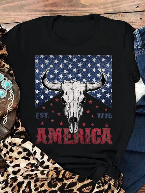 Independence Day T shirt Est. 1776 America2