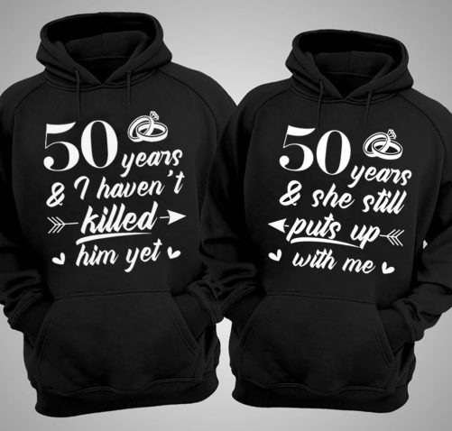 couple hoodie 50 years