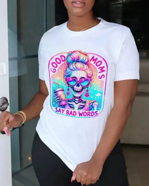 funny mom t shirt good moms say bad words6