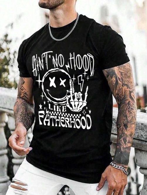 Father T shirt Aint No Hood Like Fatherhood 2