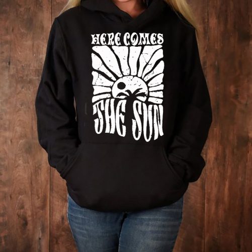 Funny Hoodie Retro Summer Here Comes The Sun 3