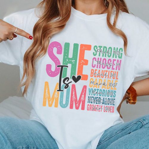 Funny Mom T shirt She Is Mom Gift For Mom 2