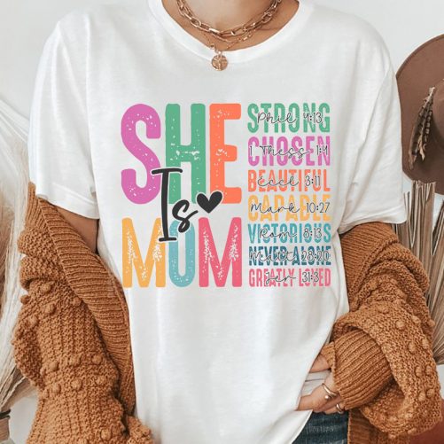 Funny Mom T shirt She Is Mom Gift For Mom 4