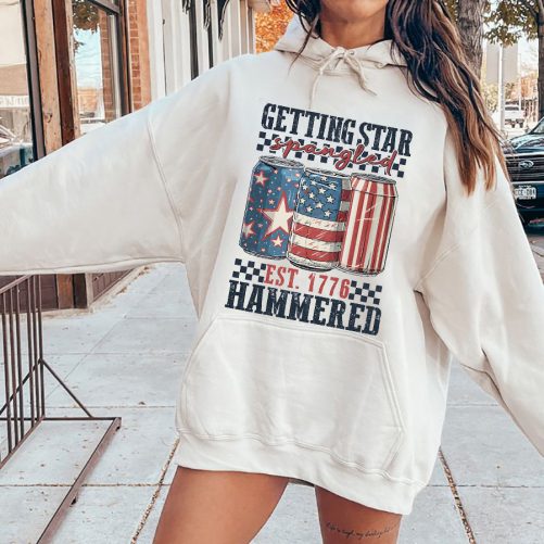 Independence Day Hoodie Getting Star Spangled 1
