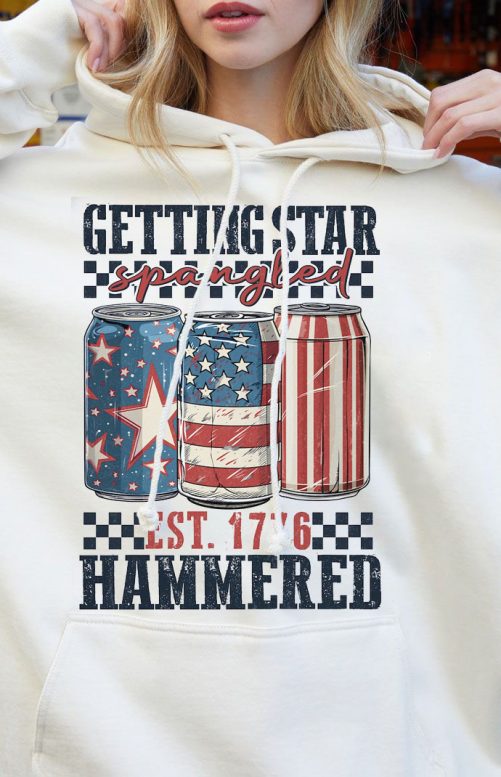 Independence Day Hoodie Getting Star Spangled 2