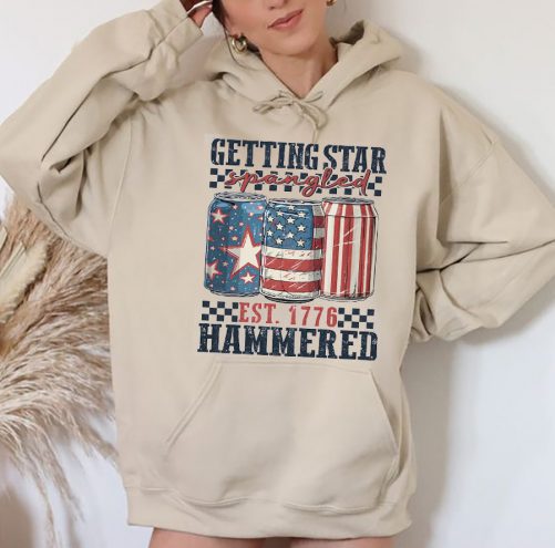 Independence Day Hoodie Getting Star Spangled 5