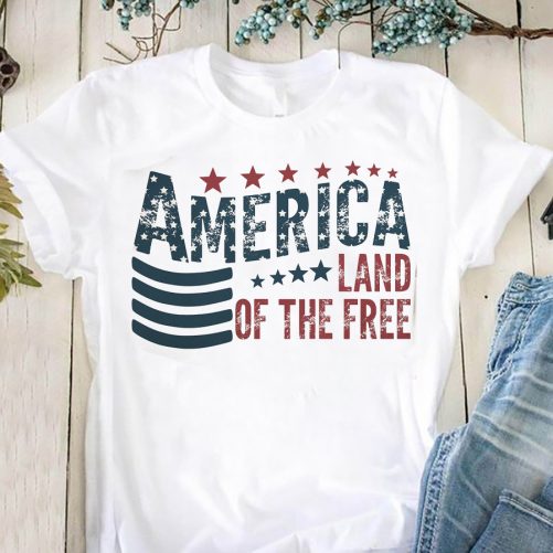 Independence Day T shirt America Land Of The Free 4