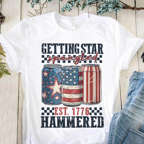 Independence Day T shirt Getting Star Spangled 1